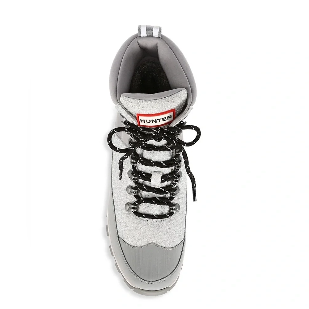 HUNTER Commando Glitter Rubber Lug-Sole Snow‎ Boots